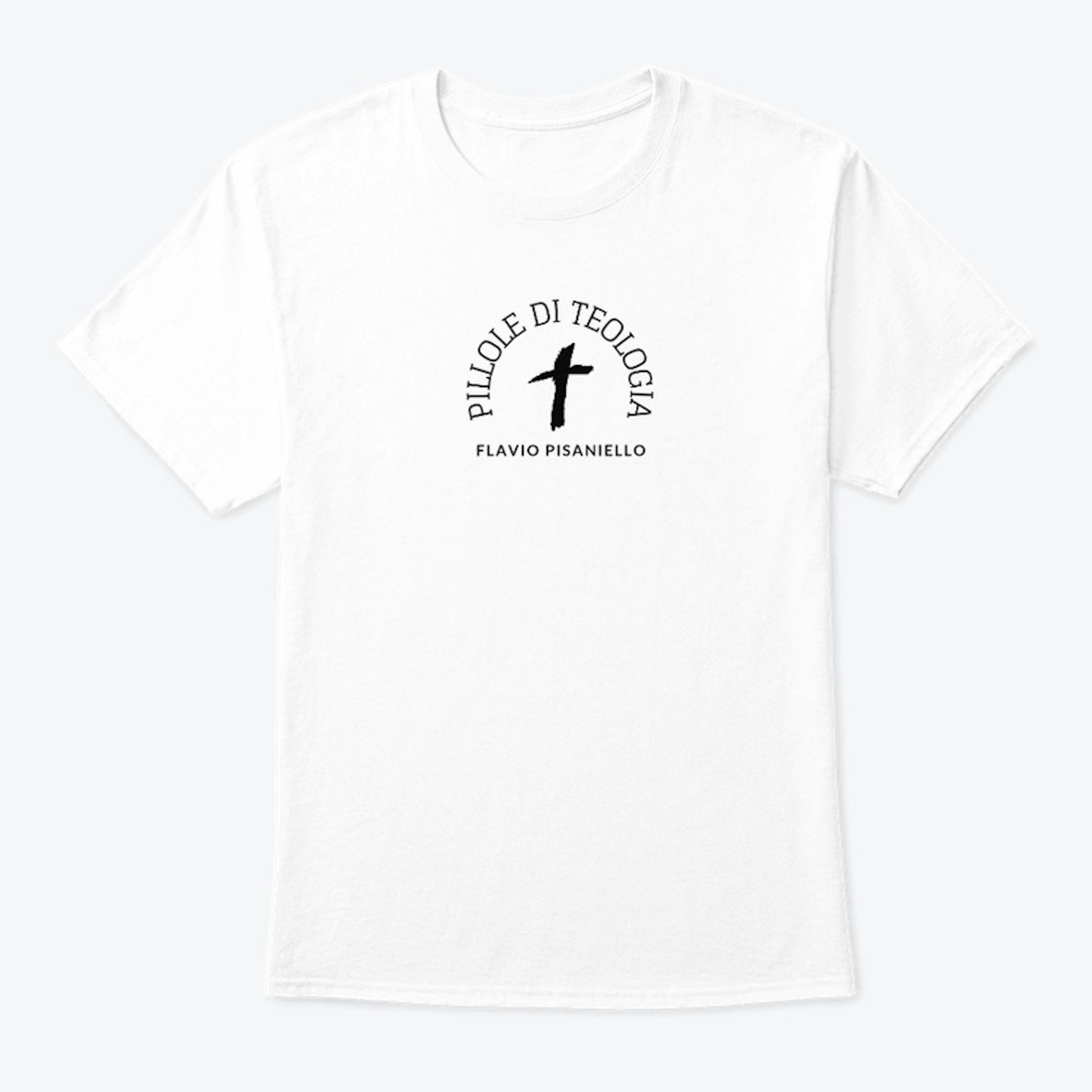 T-Shirt Pillole di Teologia logo bianco